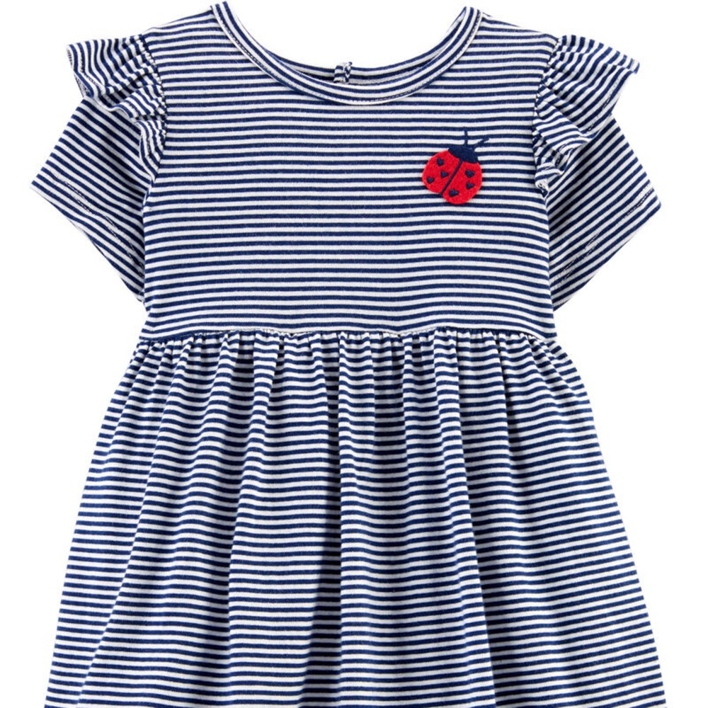 Striped Ladybug Jersey Dress Carter’s